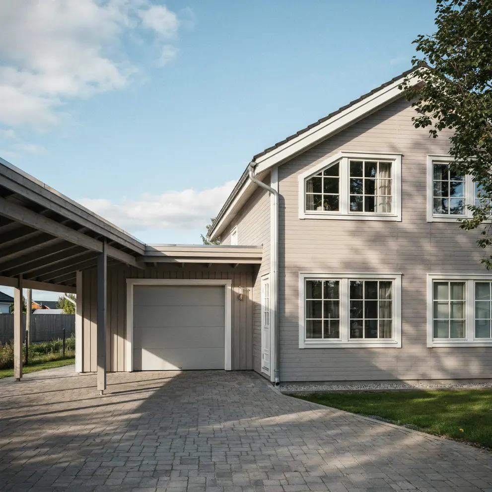 bygga carport garage ystad skane