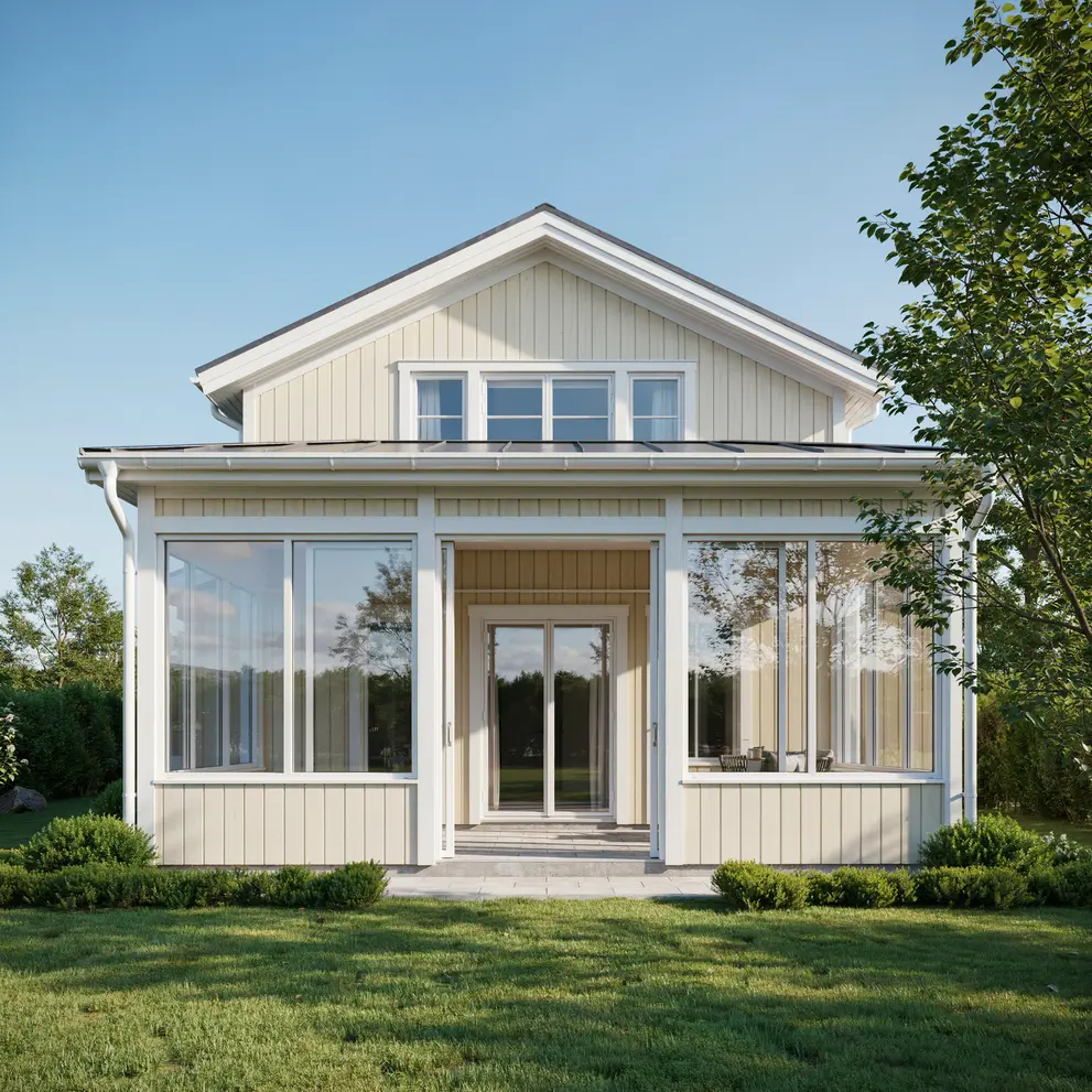 bygga uterum inglasad veranda ystad skane